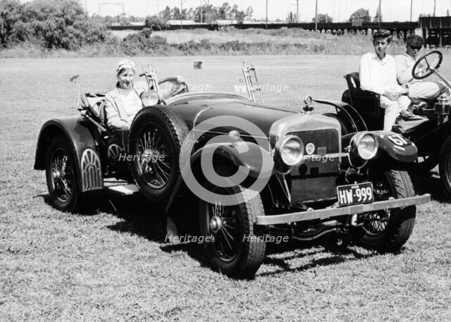 A woman at the wheel of a 3.6 litre 1914 Hispano-Suiza Alfonso XIII, Sydney, Australia. Artist: Unknown