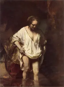 A Woman Bathing 1654, (1967). Creator: Rembrandt Harmensz van Rijn
