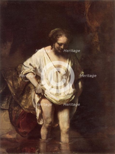 'A Woman Bathing', 1654, (1967). Creator: Rembrandt Harmensz van Rijn.