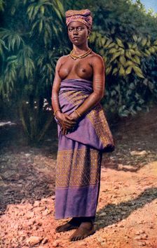 A woman from Accra, Ghana, 1922.Artist: PA McCann