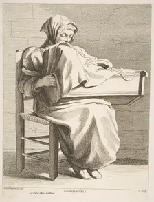 A Woman From Savoy, 1737. Creator: Caylus, Anne-Claude-Philippe de
