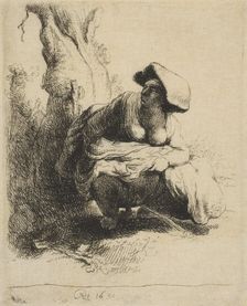 A Woman Making Water, late 18th/early 19th century., late 18th/early 19th century. Creator: Vivant Denon