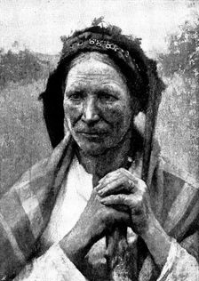 "A Woman of the Fields" - by George Clausen, A.R.A., 1895. Creator: George Meisenbach