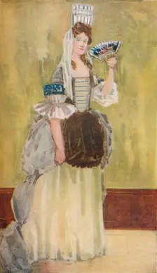 A Woman of the Time of William and Mary 1907. Artist: Dion Clayton Calthrop