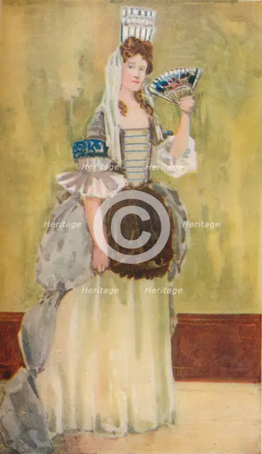 'A Woman of the Time of William and Mary', 1907. Artist: Dion Clayton Calthrop.
