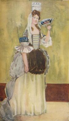 A Woman of the Time of William and Mary 1907. Artist: Dion Clayton Calthrop