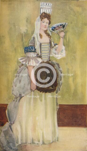 'A Woman of the Time of William and Mary', 1907. Artist: Dion Clayton Calthrop.