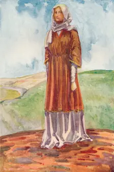 A Woman of the Time of William I 1907. Artists: Dion Clayton Calthrop, William the Conqueror