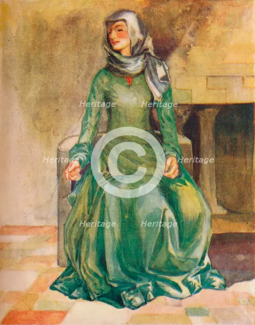 'A Woman of the Time of William II', 1907. Artist: Dion Clayton Calthrop.