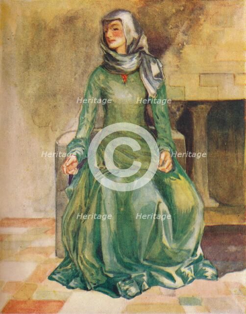 'A Woman of the Time of William II', 1907. Artist: Dion Clayton Calthrop.