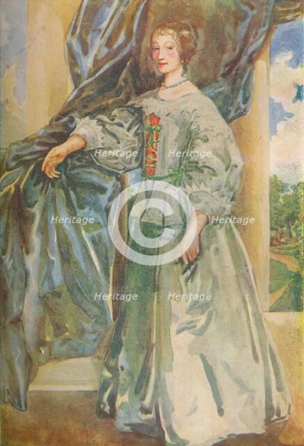 'A Woman of the Time of Charles I', 1907. Artist: Dion Clayton Calthrop.