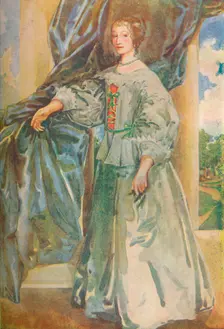A Woman of the Time of Charles I 1907. Artist: Dion Clayton Calthrop