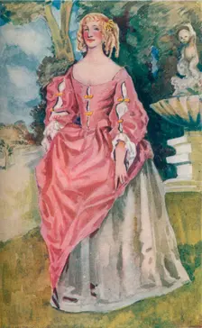 A Woman of the Time of Charles II 1907. Artist: Dion Clayton Calthrop