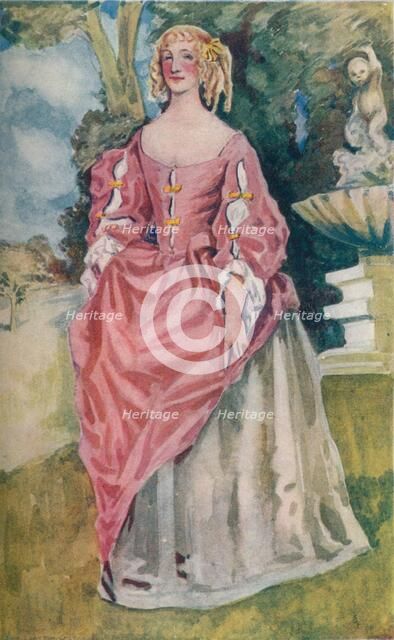 'A Woman of the Time of Charles II', 1907. Artist: Dion Clayton Calthrop.