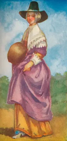 A Woman of the Time of Cromwells 1907. Artist: Dion Clayton Calthrop