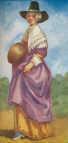 A Woman of the Time of Cromwells 1907. Artist: Dion Clayton Calthrop