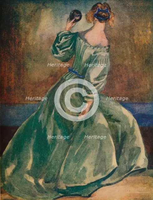 'A Woman of the Time of Cromwells', 1907. Artist: Dion Clayton Calthrop.