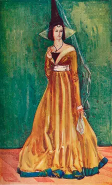 A Woman of the Time of Edward IV 1907. Artist: Dion Clayton Calthrop