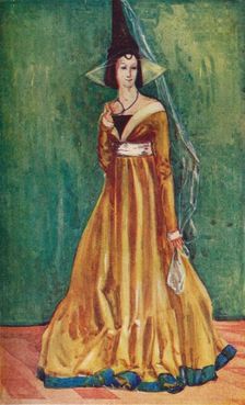 A Woman of the Time of Edward IV 1907. Artist: Dion Clayton Calthrop