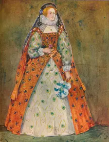 A Woman of the Time of Elizabeth 1907. Artist: Dion Clayton Calthrop