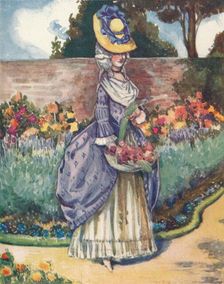 A Woman of the Time of George III 1907. Artist: Dion Clayton Calthrop