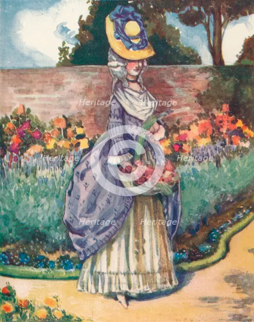 'A Woman of the Time of George III', 1907. Artist: Dion Clayton Calthrop.