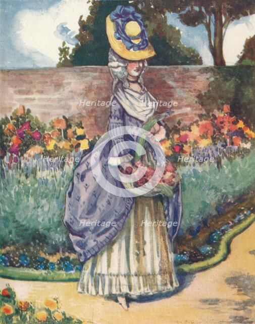 'A Woman of the Time of George III', 1907. Artist: Dion Clayton Calthrop.