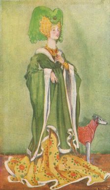 A Woman of the Time of Henry VI 1907. Artist: Dion Clayton Calthrop