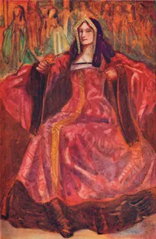 A Woman of the Time of Henry VII 1907. Artists: Dion Clayton Calthrop, King Henry VII