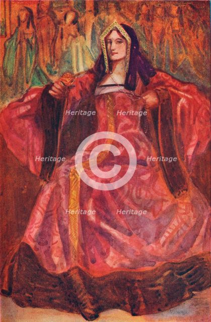 'A Woman of the Time of Henry VII', 1907. Artists: Dion Clayton Calthrop, King Henry VII.