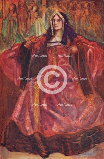 'A Woman of the Time of Henry VII', 1907. Artists: Dion Clayton Calthrop, King Henry VII.