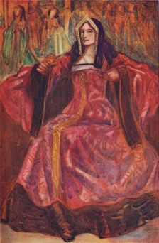A Woman of the Time of Henry VII 1907. Artists: Dion Clayton Calthrop, King Henry VII