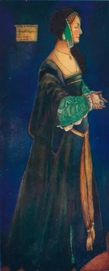 A Woman of the Time of Henry VIII 1907. Artist: Dion Clayton Calthrop