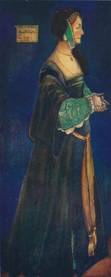 A Woman of the Time of Henry VIII 1907. Artist: Dion Clayton Calthrop