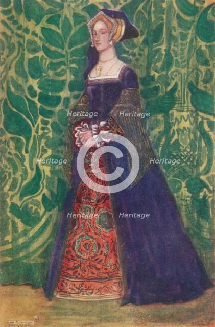 'A Woman of the Time of Henry VIII', 1907. Artist: Dion Clayton Calthrop.