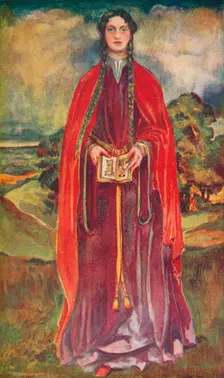 A Woman of the Time of Henry I 1907. Artist: Dion Clayton Calthrop
