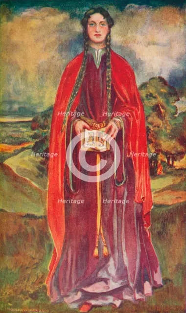 'A Woman of the Time of Henry I', 1907. Artist: Dion Clayton Calthrop.