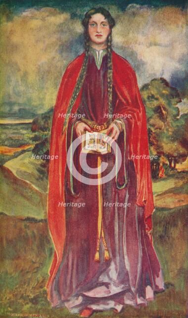 'A Woman of the Time of Henry I', 1907. Artist: Dion Clayton Calthrop.