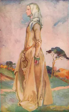 A Woman of the Time of Henry II 1907. Artist: Dion Clayton Calthrop