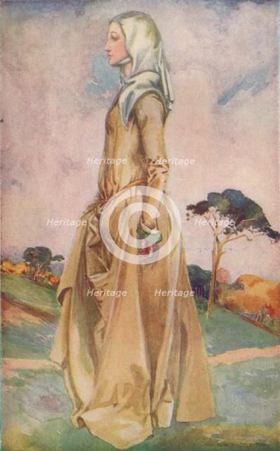 'A Woman of the Time of Henry II', 1907. Artist: Dion Clayton Calthrop.