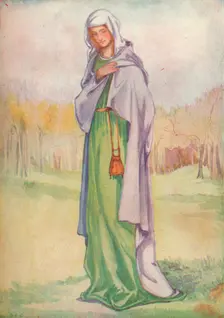A Woman of the Time of Henry III 1907. Artists: Dion Clayton Calthrop, King Henry III