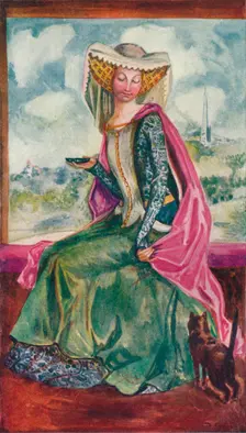 A Woman of the Time of Henry IV 1907. Artist: Dion Clayton Calthrop