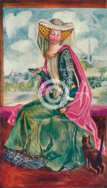 'A Woman of the Time of Henry IV', 1907. Artist: Dion Clayton Calthrop.