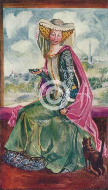 'A Woman of the Time of Henry IV', 1907. Artist: Dion Clayton Calthrop.