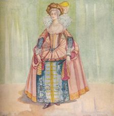 A Woman of the Time of James I 1907. Artist: Dion Clayton Calthrop