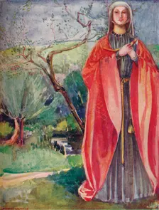 A Woman of the Time of John 1907. Artist: Dion Clayton Calthrop