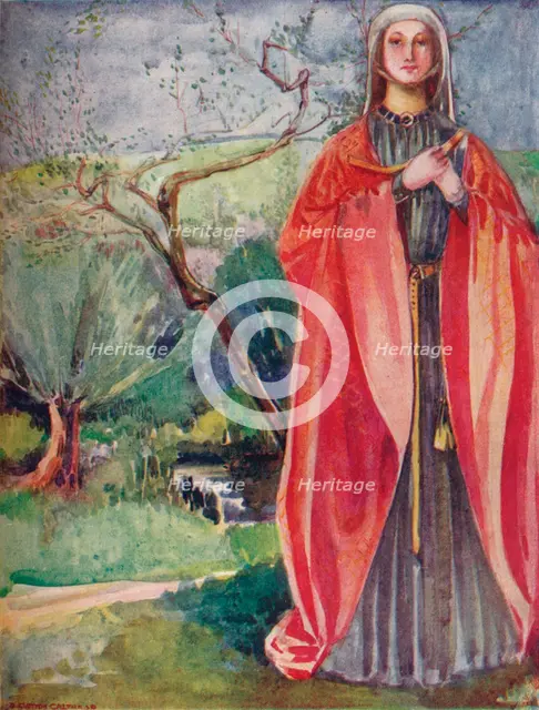 'A Woman of the Time of John', 1907. Artist: Dion Clayton Calthrop.