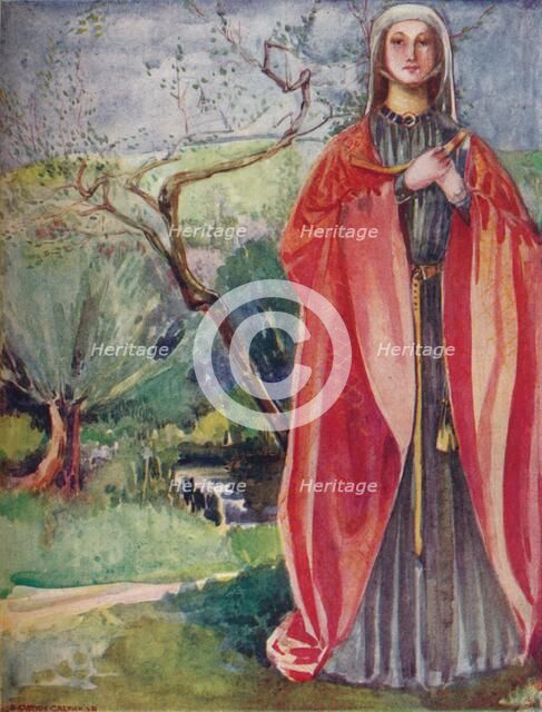 'A Woman of the Time of John', 1907. Artist: Dion Clayton Calthrop.