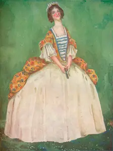 A Woman of the Time of Queen Anne 1907. Artist: Dion Clayton Calthrop