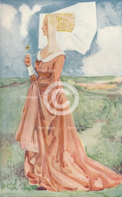 'A Woman of the Time of Richard III', 1907. Artist: Dion Clayton Calthrop.